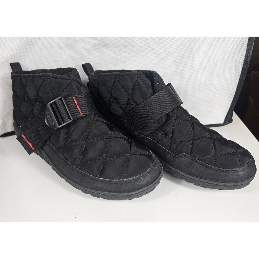 Chaco Ramble Puff Mid Mens Black Quilted Winter Bootie Size 11‎